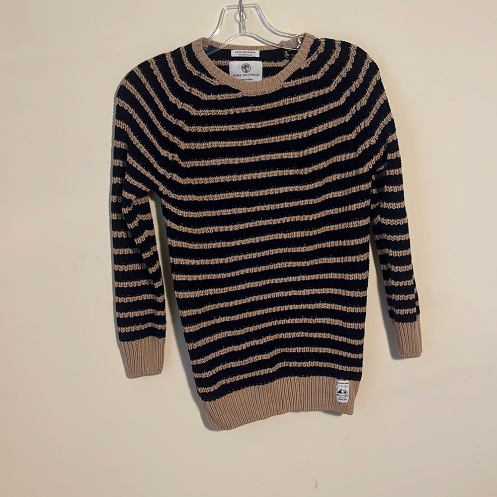 Zara Kids Stripe Sweater 100% Cotton Size 9/10